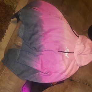 Victoria Secret PINK crop hoodie and leggings